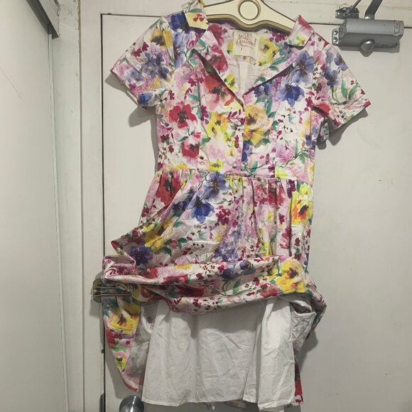 MYRTLEWOOD OF CALIFORNIA MIDI FLORAL PRINT DRESSES SIZE XL - Picture 5 of 8